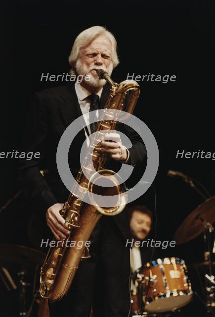 Gerry Mulligan, North Sea Jazz Festival, The Hague, Netherlands, 1991. Creator: Brian Foskett.