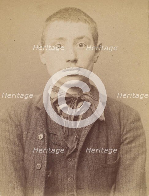 Herouard. Henri. 17 ans, né à Paris XVIIe. Serrurier. Anarchiste. 6/3/94., 1894. Creator: Alphonse Bertillon.