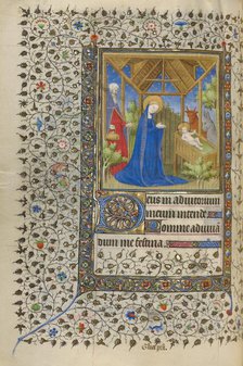 The Nativity; Book of Hours, about 1415-1420. Creators: Boucicaut Master, Workshop of the Boucicaut Master.