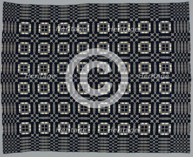 Coverlet, 19th century. Creator: Unknown.