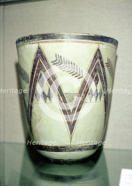 Vase with geometric decoration, Susa, Iran. Artist: Unknown