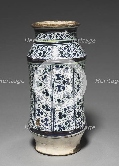 Albarello, c. 1450. Creator: Unknown.