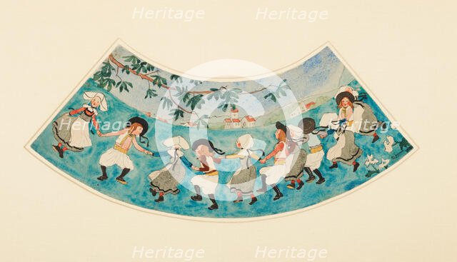 La ronde de Pont-Aven (The Dance at Pont-Aven), 1891. Creator: Armand Seguin.