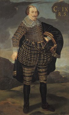 Charles IX, 1550-1611, King of Sweden, c16th century. Creator: Anon.