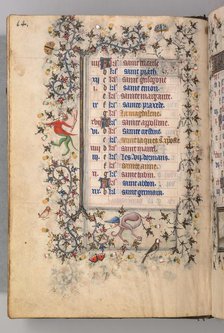 Hours of Charles the Noble, King of Navarre (1361-1425): fol. 7v, July, c. 1405. Creator: Master of the Brussels Initials and Associates (French).