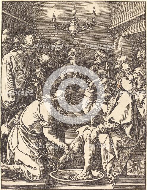 Christ Washing the Feet of the Disciples, probably c. 1509/1510. Creator: Albrecht Durer.