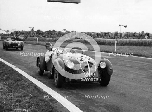 Healey Silverstone, Boston - Shattock at Goodwood 1952. Creator: Unknown.