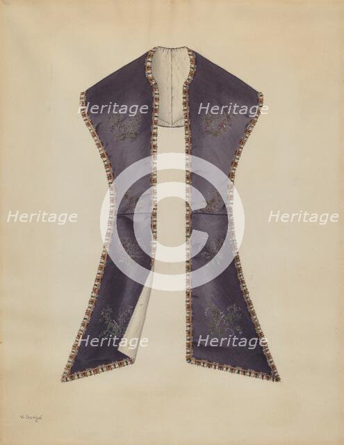 Pelerine, 1935/1942. Creator: Virginia Berge.