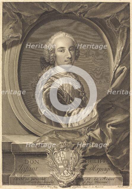 Don Philippe, Infant d'Espagne. Creator: Jean Joseph Balechou.