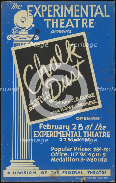 Chalk Dust, New York, [1936]. Creator: Unknown.