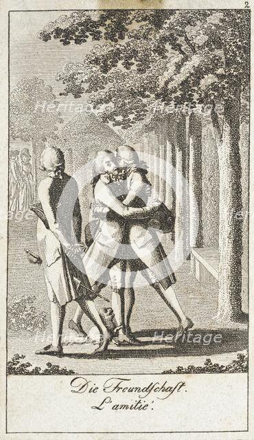 Illustration for 'Uprightness and Hypocrisy', 1793. Creator: Daniel Nikolaus Chodowiecki.