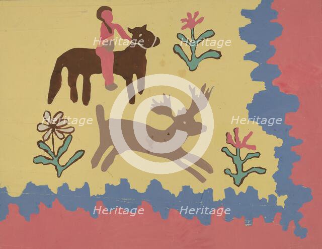 Bedspread, 1935/1942. Creator: Majel G. Claflin.