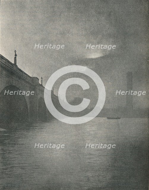 'Waterloo Bridge', 1877. Artist: Frederick Hollyer.