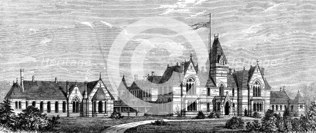 The new Infirmary at Wigan, 1873. Creator: Unknown.