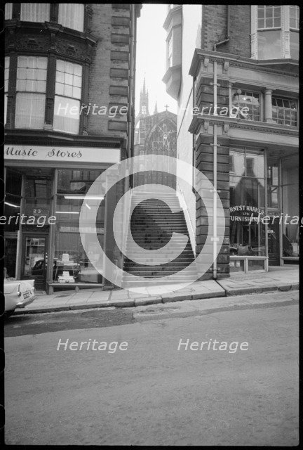 Cathedral Church of St Nicholas, St Nicholas' Street, Newcastle Upon Tyne, c1955-c1980. Creator: Ursula Clark.