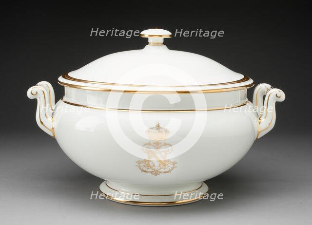 Tureen, Sèvres, 1861/64. Creator: Sèvres Porcelain Manufactory.