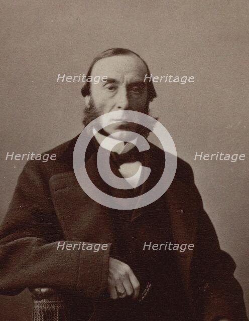 Portrait of the Composer Count Nicolò Gabrielli (1814-1891), ca. 1886-1890. Creator: Photo studio Nadar.