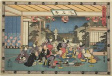 Act 7 (Shichidanme), from the series "The Revenge of the Loyal Retainers (Chushingura)", c. 1834/39. Creator: Ando Hiroshige.