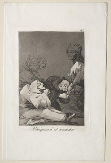 Caprichos: A Gift for the Master. Creator: Francisco de Goya (Spanish, 1746-1828).