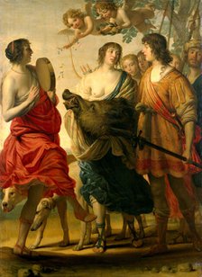 Meleager and Atalanta, 1632. Creator: Honthorst; Gerrit; van (1590-1656).