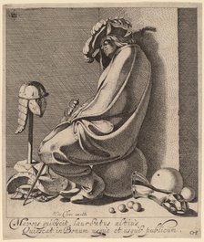 Mars Sleeping, c. 1618. Creator: Jacob III de Gheyn.