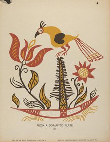 Plate 14: From Portfolio "Folk Art of Rural Pennsylvania", c. 1939. Creator: Unknown.