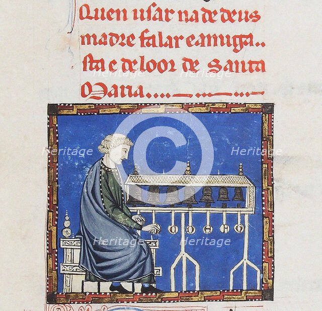 Illustration from the codex of the Cantigas de Santa Maria, c. 1280. Creator: Anonymous.