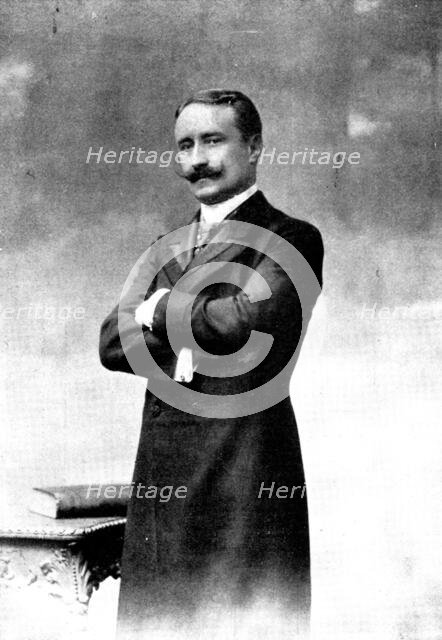 M. Paul Deschanel, the newly elected President of the French Chamber of Deputies, 1898.  Creator: Eugene Pirou.