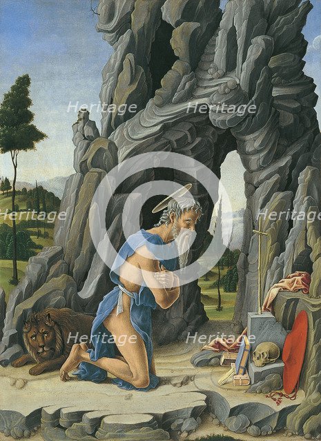 Saint Jerome in the Desert. Artist: Zoppo, Marco (1433-1478)