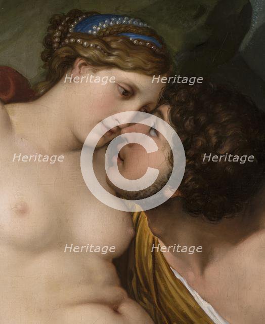 Rinaldo and Armida (Detail), 1812-1813. Creator: Hayez, Francesco (1791-1882).