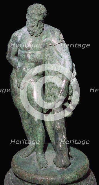 Italian bronze of Heracles, 3rd century BC. Artist: Unknown