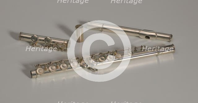 Flute used by Alton Augustus Adams Sr., ca. 1915. Creator: Cundy-Bettoney Company.