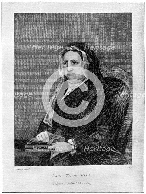 Lady Thornhill, (1799). Artist: Unknown