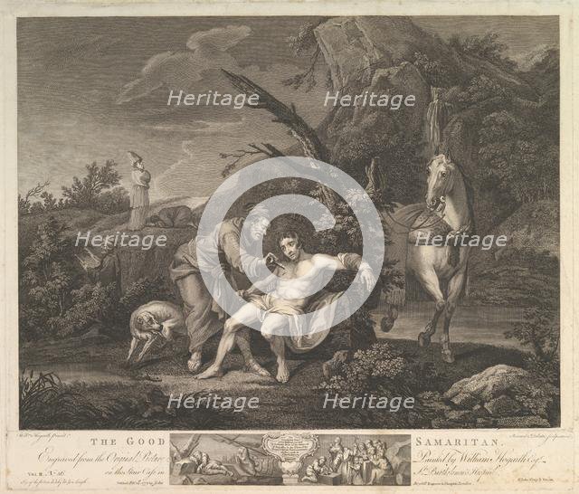 The Good Samaritan (St. Luke, Chap. 10, verse 30), February 24,1772. Creator: Simon François Ravenet.