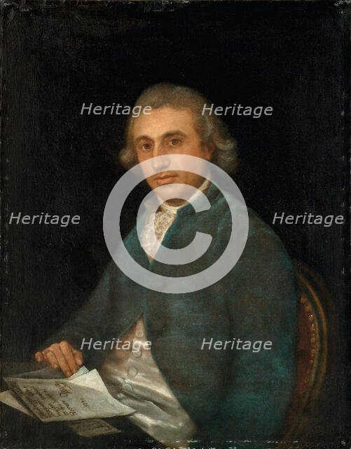 Portrait of Martín Zapater (1746-1803), 1790. Creator: Goya, Francisco, de (1746-1828).
