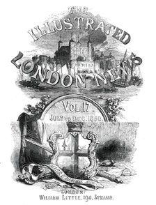 Front cover of "The Illustrated London News", Vol. 17, July to December, 1850. Creator: Unknown.