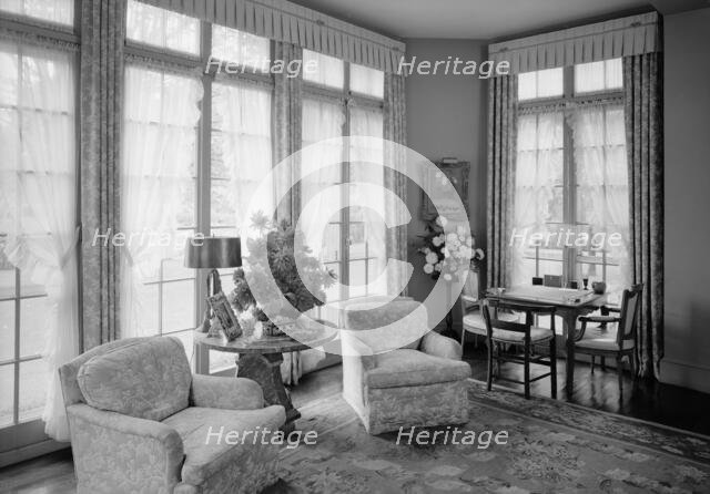 William S Paley, residence in Manhasset, Long Island, 1942. Creator: Gottscho-Schleisner, Inc.