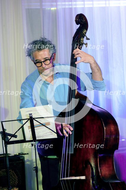 Steve Watts, Watermill Jazz Club, Dorking, Surrey, 20 Sept 2022. Creator: Brian O'Connor.