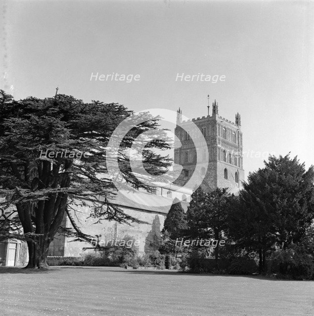 Tewkesbury Abbey, Gloucestershire, 1965. Artist: Laurence Goldman