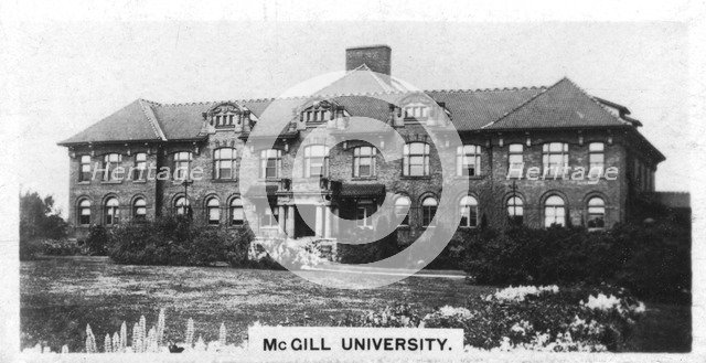 Chemistry building, McGill University, Montreal, Canada, c1920s. Artist: Unknown