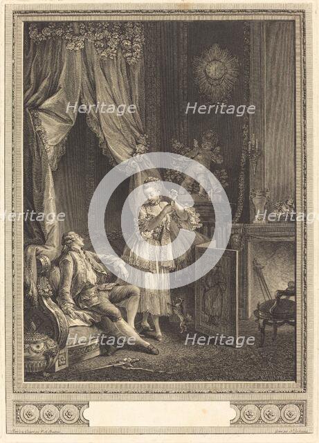 Le Carquois épuisé (The Empty Quiver), 1775. Creator: Nicolas Delaunay.