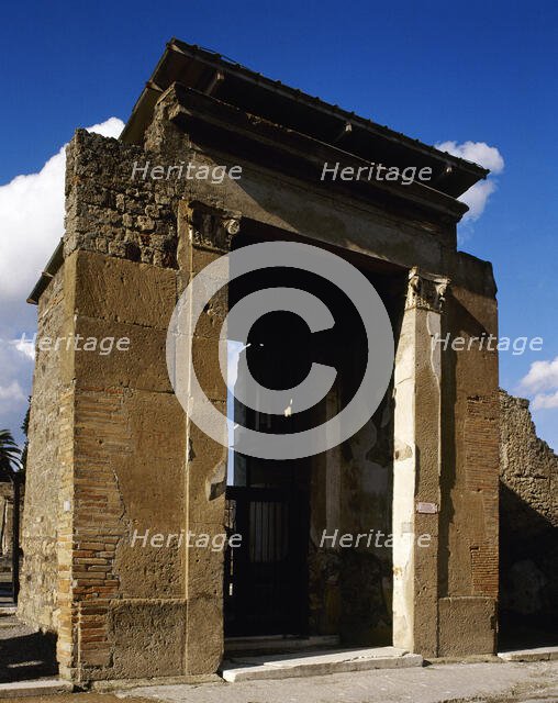 Vestibulum of the House of the Faun, Pompeii, Campania, Italy, 2002. Creator: LTL.