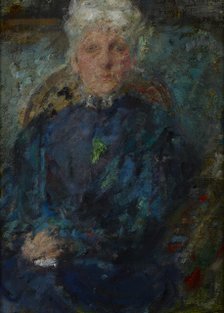 Portrait of Lucja Detloff, 1917. Creator: Olga Boznanska.