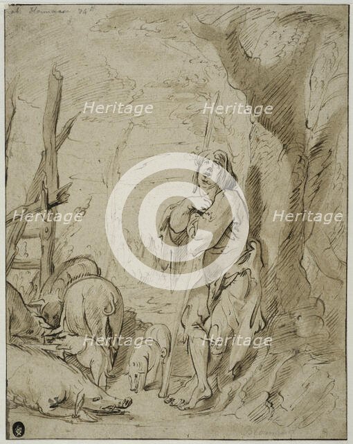 The prodigal son. Creator: Jan Philipsz van Bouckhorst.