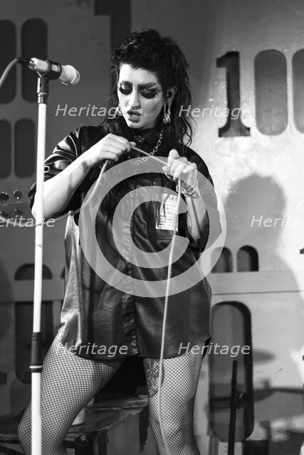 Jo-Jo O'Donoughue, Eater live at 100 Club, London, Mar 2023. Creator: Annapaola Marchesani.