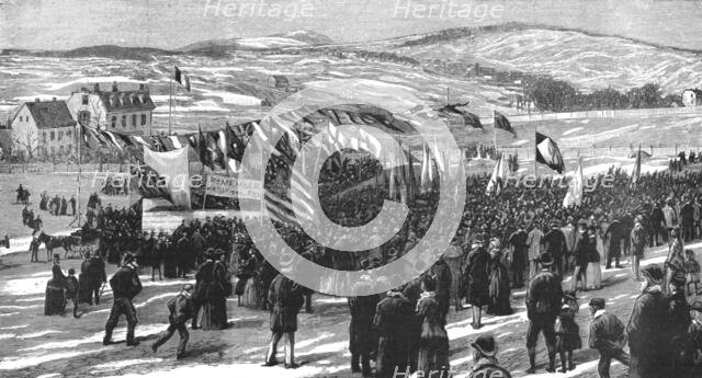 ''The Fisheries Question in NewFoundland, Demonstration against the French Fishing in British Waters Creator: Unknown.