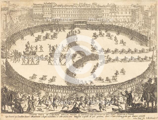 View of the Festival, 1616. Creator: Jacques Callot.