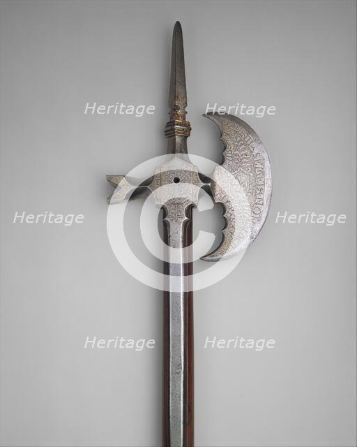 Horseman's Axe of Cardinal Ippolito de' Medici (1511-1535), Italian, ca. 1530-35. Creator: Unknown.