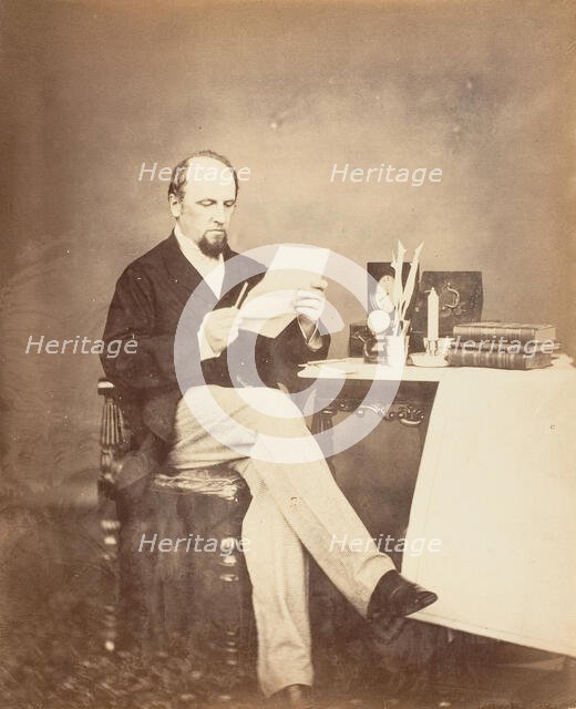 The Earl Canning, K.G., K.S.I., G.C.B., Calcutta, 1858-61. Creators: Bourne & Shepherd, Charles Shepherd, Samuel Bourne.