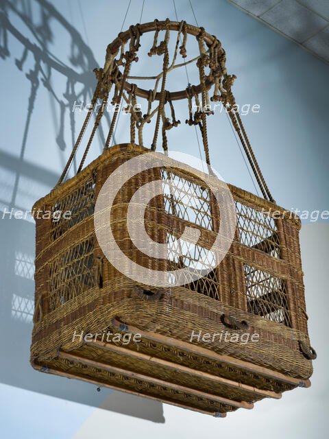 Basket and equipment used by Capt. H.C. Gray, USA, in a world altitude attempt in 1927. Creator: Unknown.